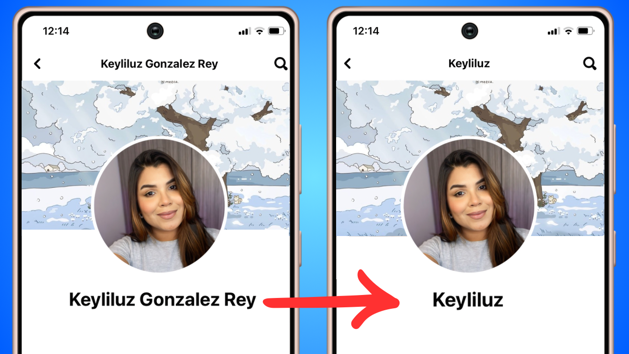 cambiar el nombre en Facebook